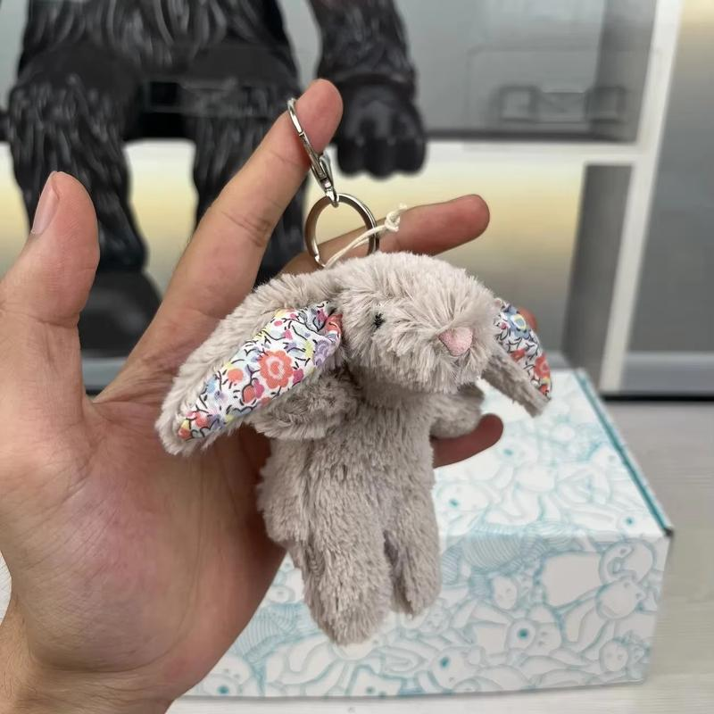 Jellycat Mini Plush Keychain – Soft Cuddly Toy Charm Ideal for Daily Use, Gift Giving & Collecting Cute Accessories