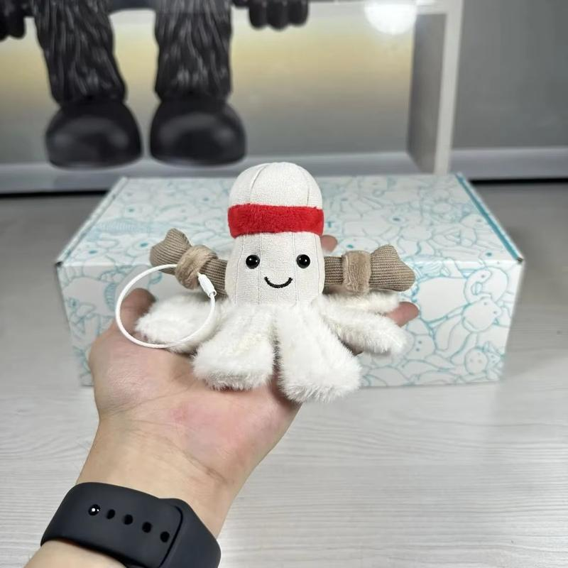 Jellycat Mini Plush Keychain – Soft Cuddly Toy Charm Ideal for Daily Use, Gift Giving & Collecting Cute Accessories