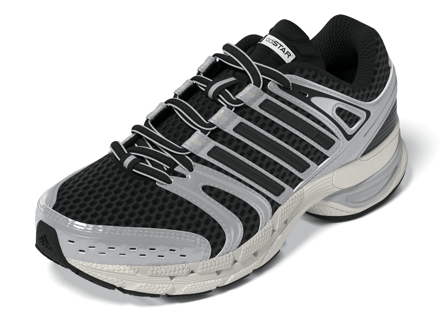 Adidas Big Kids Adistar Control 5 - Black/Silver
