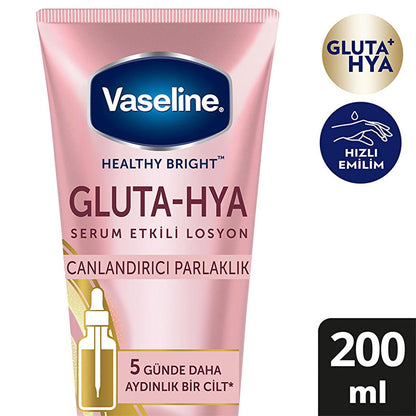 Vaseline Gluta-Hya Serum Burst Revitalizing Body Lotion - Moisturizing Body Lotion with Hyaluronic Acid & GlutaGlow Technology