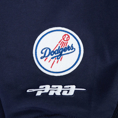 Pro Standard Womens LA Dodgers Cropped Wingspan Crewneck - Midnight Navy