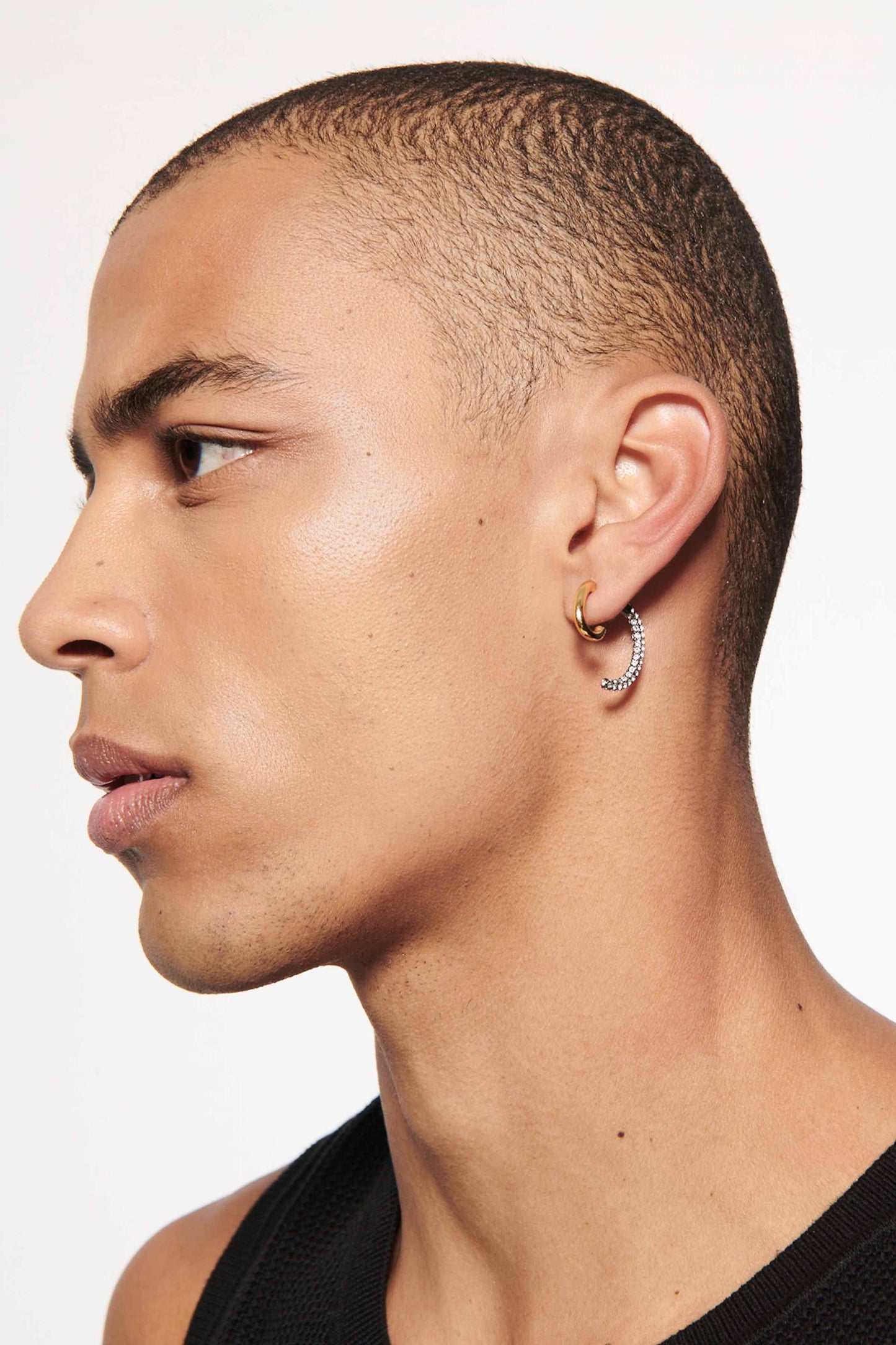 Luna Mini Pave Earrings