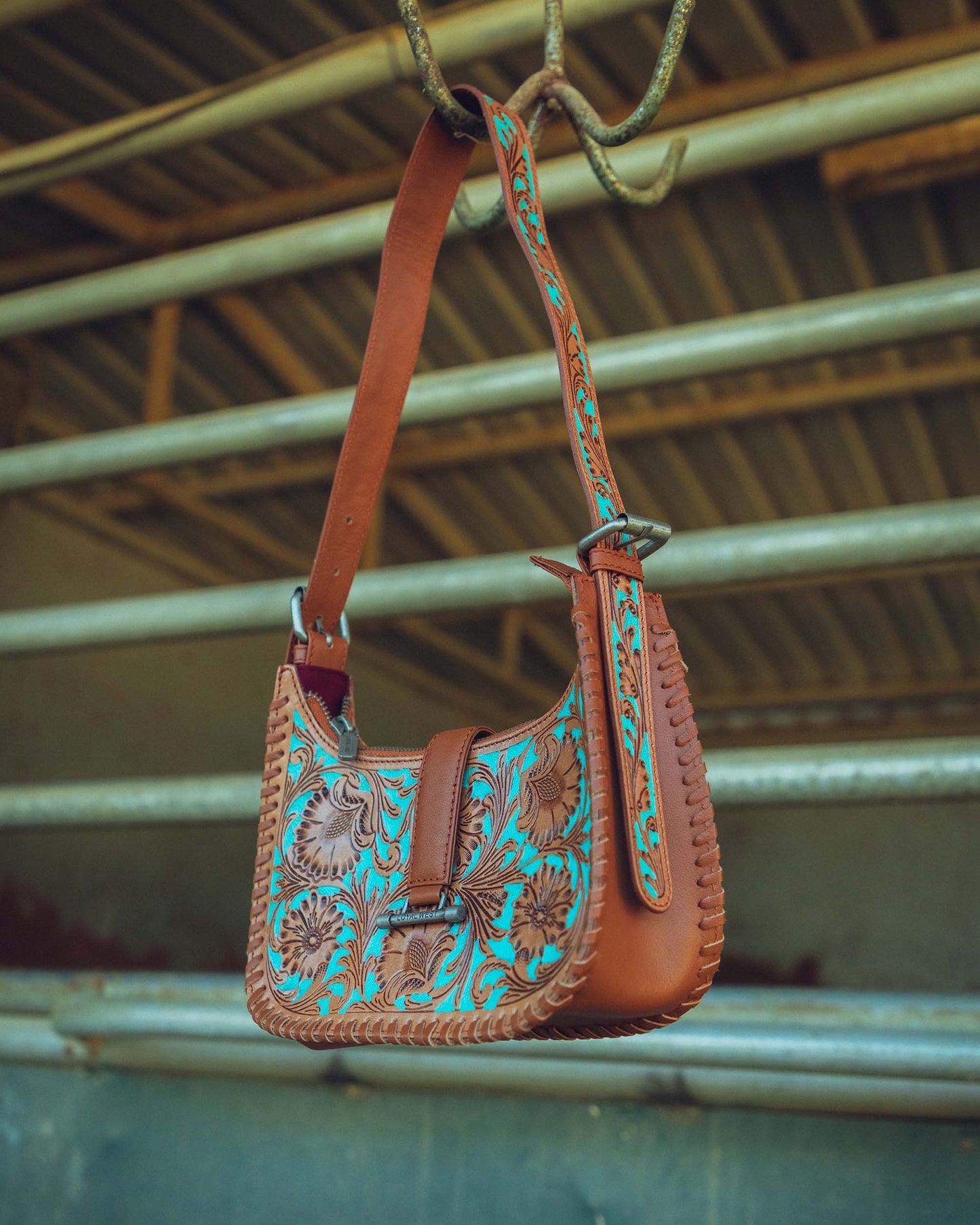 Loyal West Dannia Medium Purse - Whiskey & Water