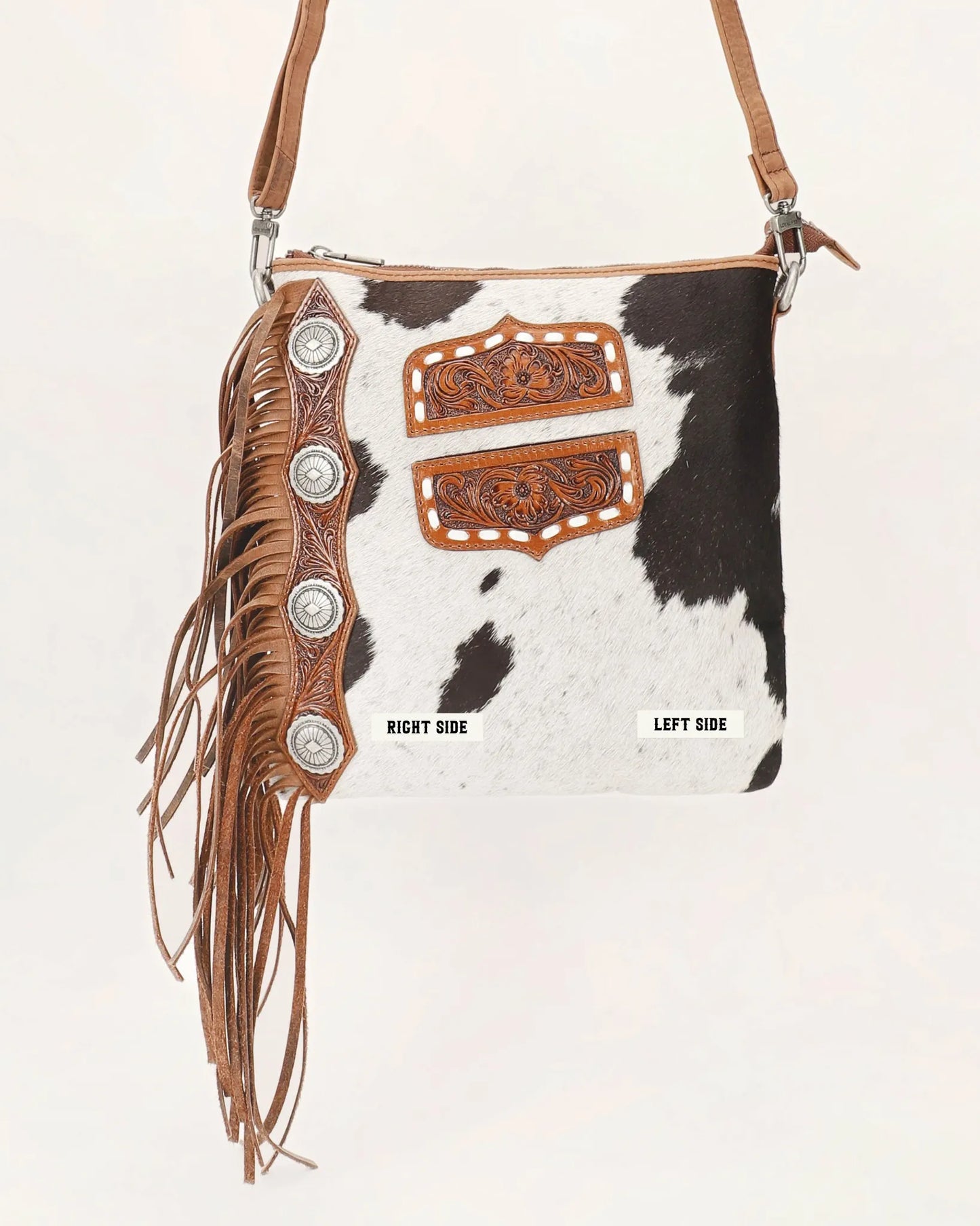 Loyal West Ranch Queen Cowhide Tassle-Bag