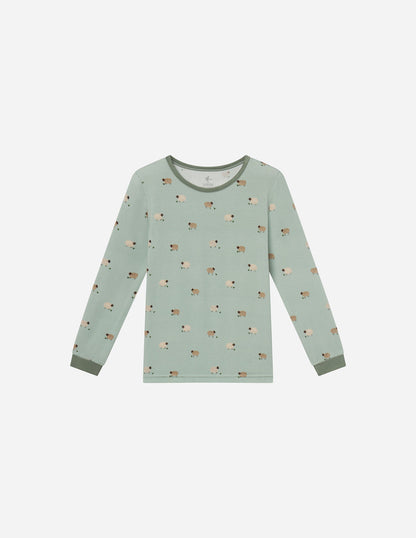 Lamb Bamboo Kids Pajama Set