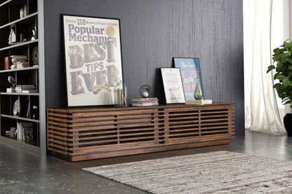 Linea Wide Wooden Entertainment Stand