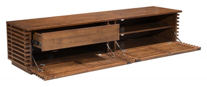 Linea Wide Wooden Entertainment Stand