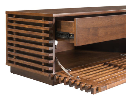 Linea Wide Wooden Entertainment Stand