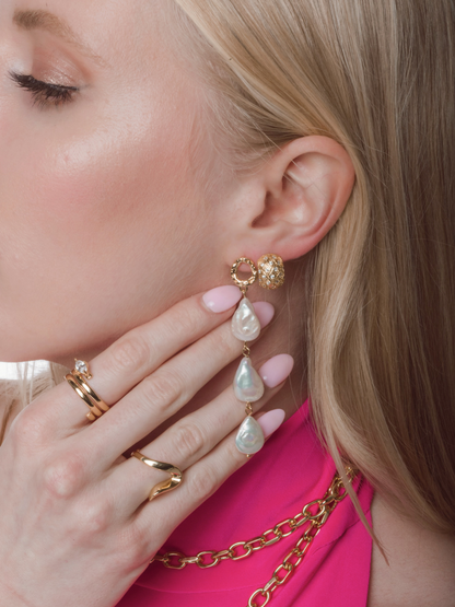 Lono Quilted Earring