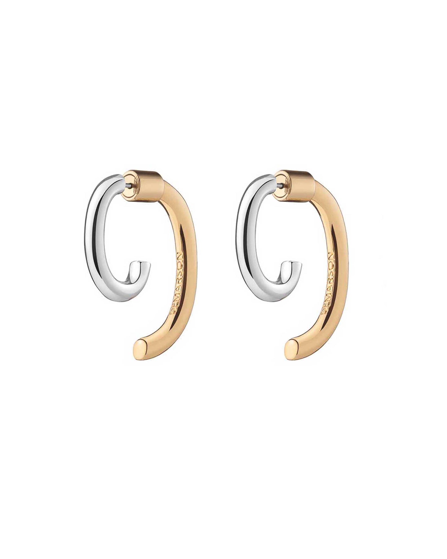Luna Earrings Two Tone