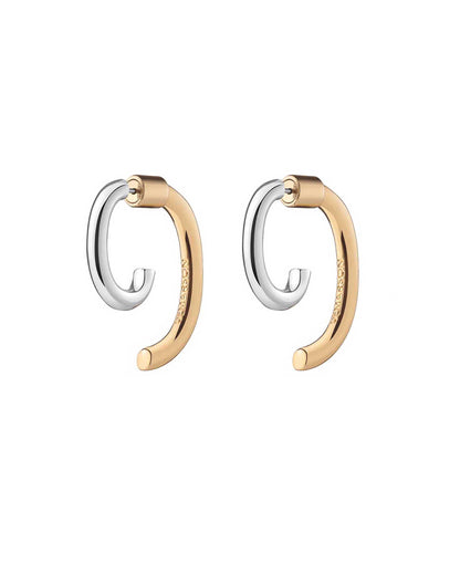 Luna Earrings Two Tone