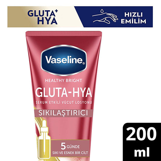 Vaseline Gluta-Hya Firming Body Lotion: Hyaluronic Acid & Collagen for Radiant, Firmer Skin - Intense Hydration, Anti-Aging, Non-Greasy Formula