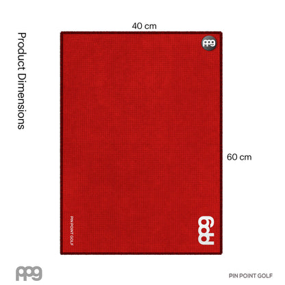 Magnetic Golf Towel Red