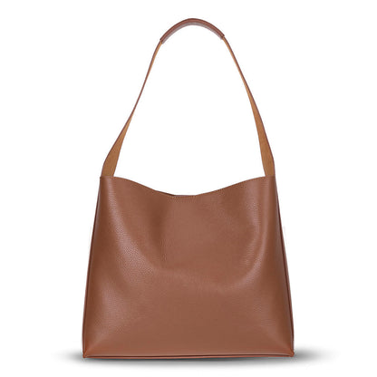 Stella Leather Women’s Tote Bag – Genuine Leather Shoulder Bag for Everyday Elegance | Minimal & Handcrafted