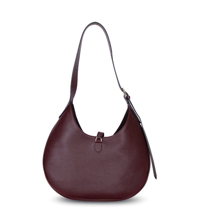 Rosa Women’s Leather Shoulder Bag – Genuine Leather Crescent Bag for Everyday Elegance | Minimal & Handcrafted