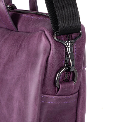 Apollo Leather Business Briefcase / Laptop Case 14"