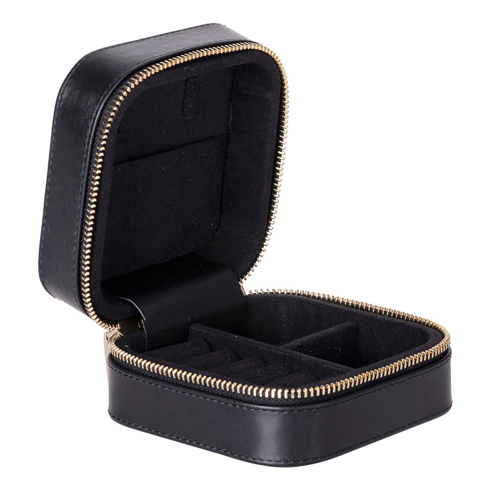 Amanda Leather Jewelry Box, Medium