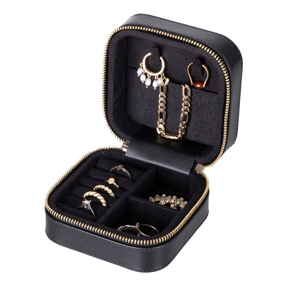 Amanda Leather Jewelry Box, Medium