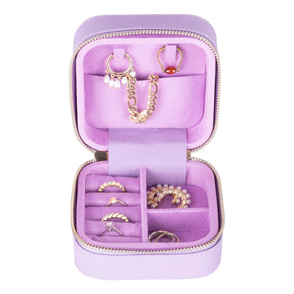 Amanda Leather Jewelry Box, Medium