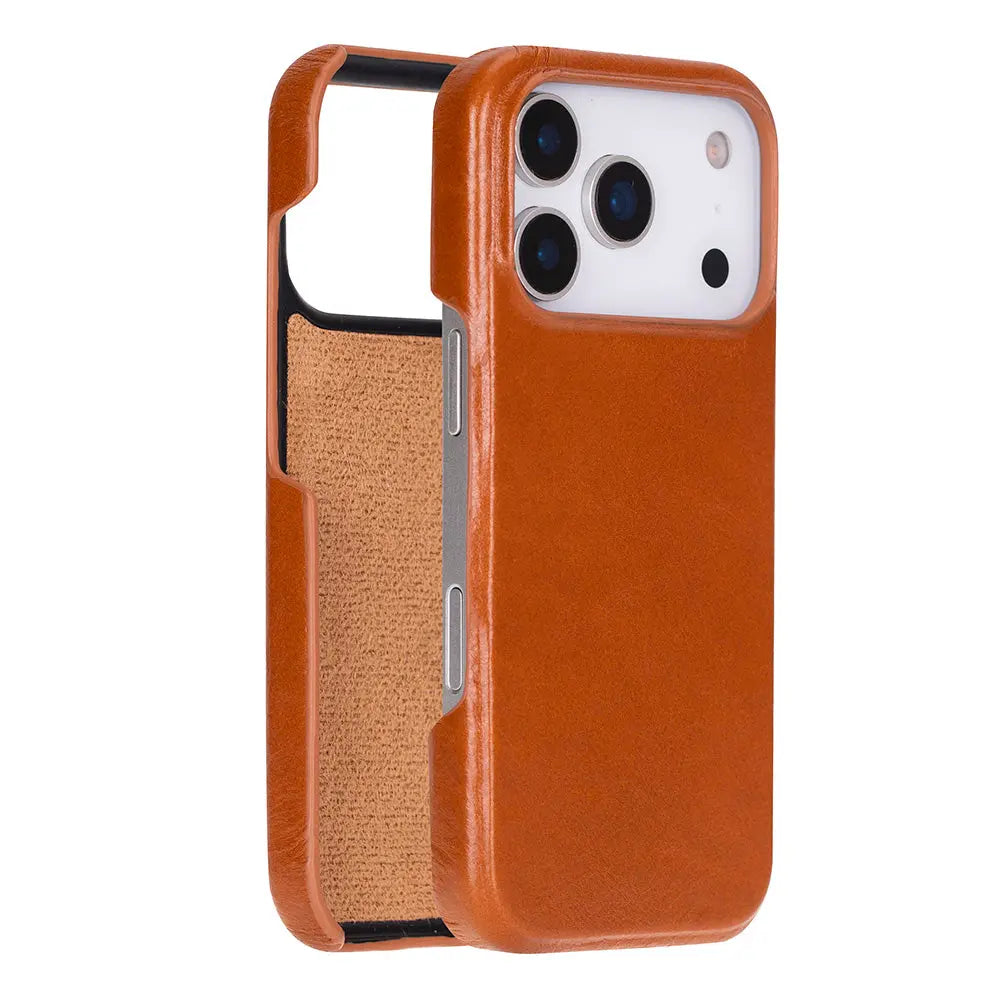 iPhone 17 Pro Full-Grain Leather Slim Case MagSafe – Ultimate Jacket Series