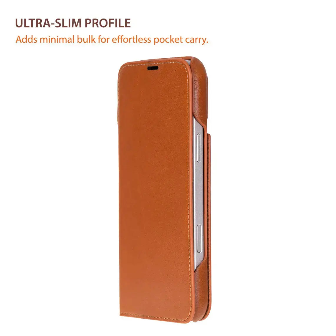 iPhone 17 Pro Genuine Leather Folio Case – Sonat Series