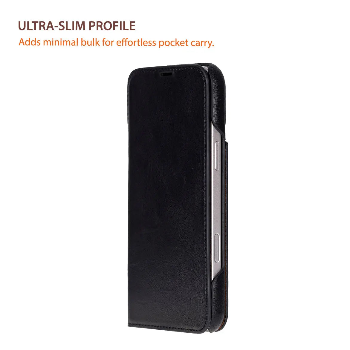 iPhone 17 Pro Genuine Leather Folio Case – Sonat Series