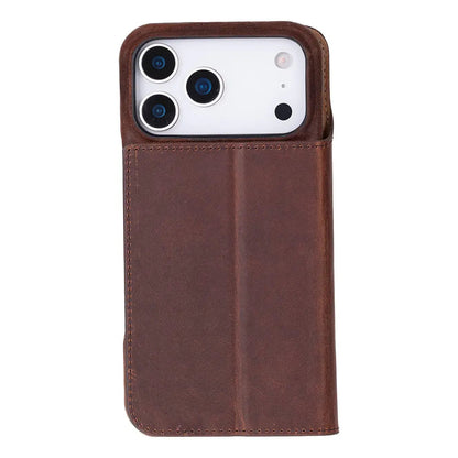 iPhone 17 Pro Genuine Leather Folio Case – Sonat Series