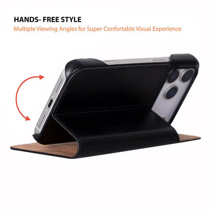 iPhone 17 Pro Genuine Leather Folio Case – Sonat Series