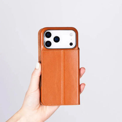 iPhone 17 Pro Genuine Leather Folio Case – Sonat Series
