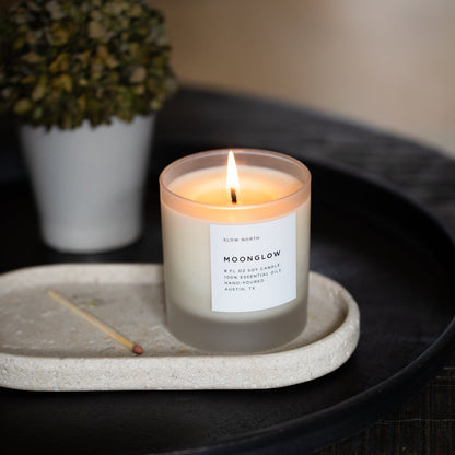 Moonglow - Signature Candle (Patchouli + Cinnamon + Black Pepper)