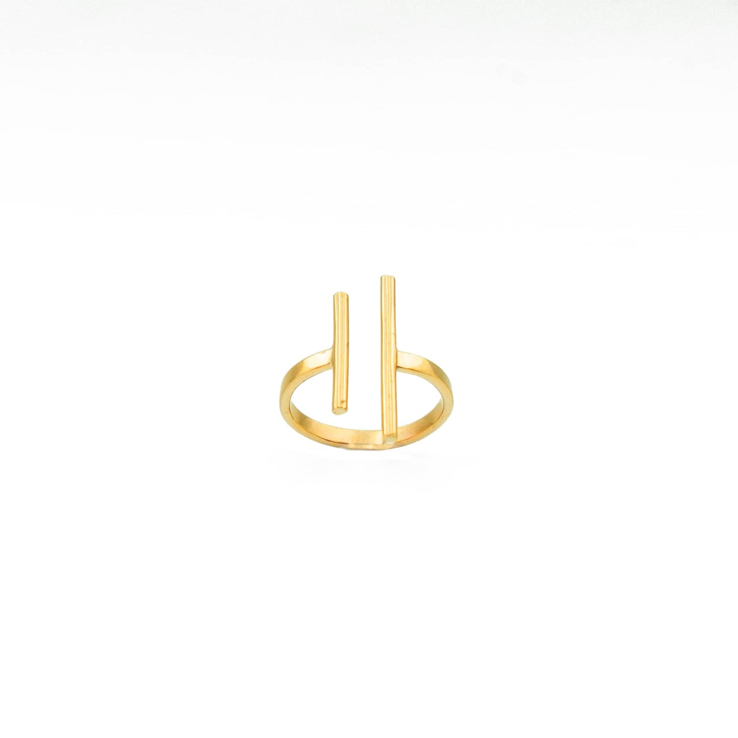 Double Parallel Bar Ring | Mazu