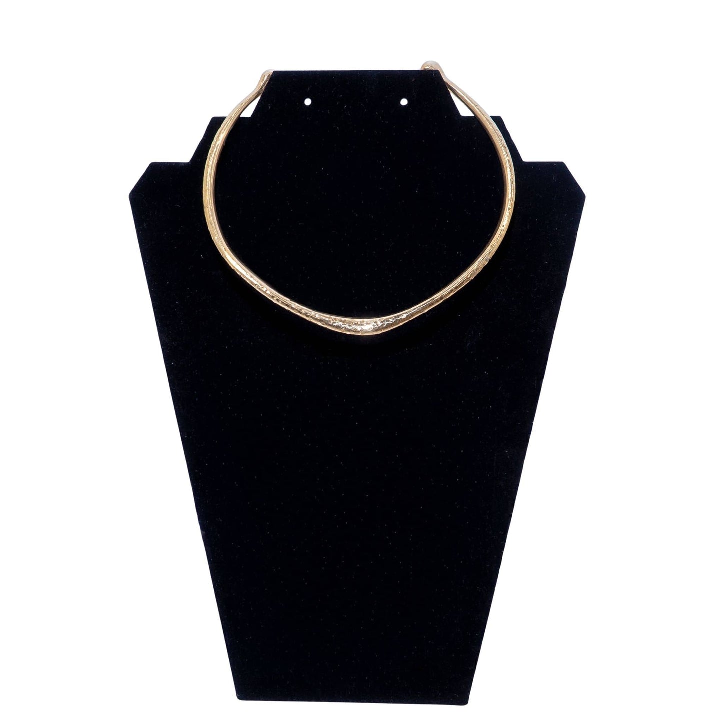 Wide Neck Cuff Brass Choker Necklace for Women | Msala