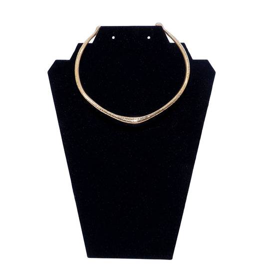 Wide Neck Cuff Brass Choker Necklace for Women | Msala
