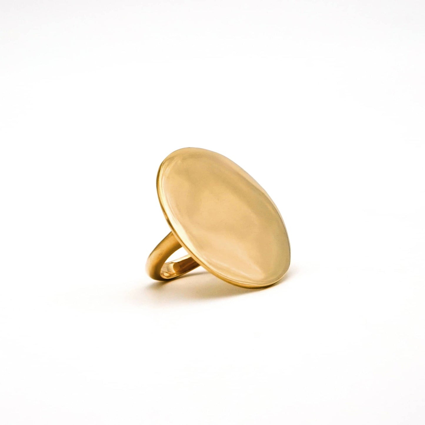 Large Disc Statement Ring | Mwanzo
