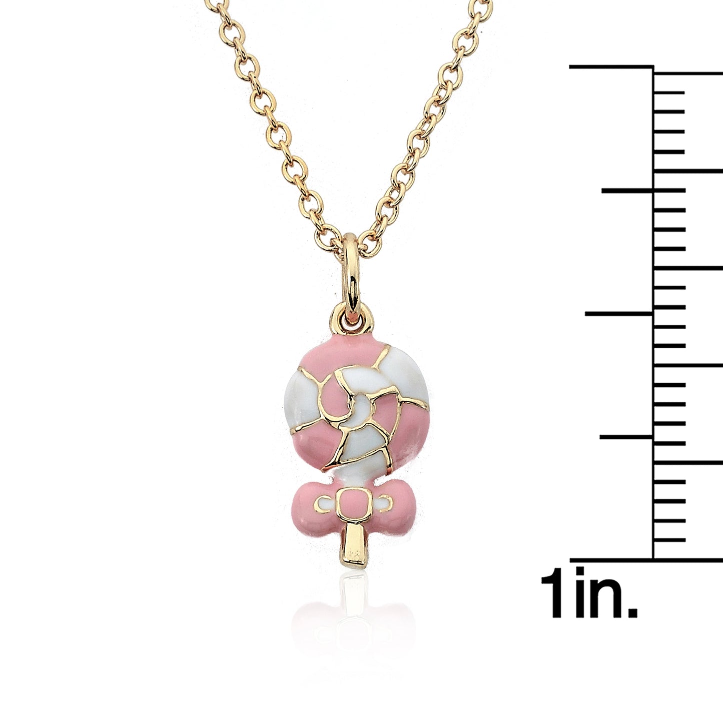 Swirl Lollipop Necklace