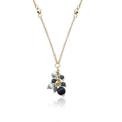 Cat Eye Cluster Necklace