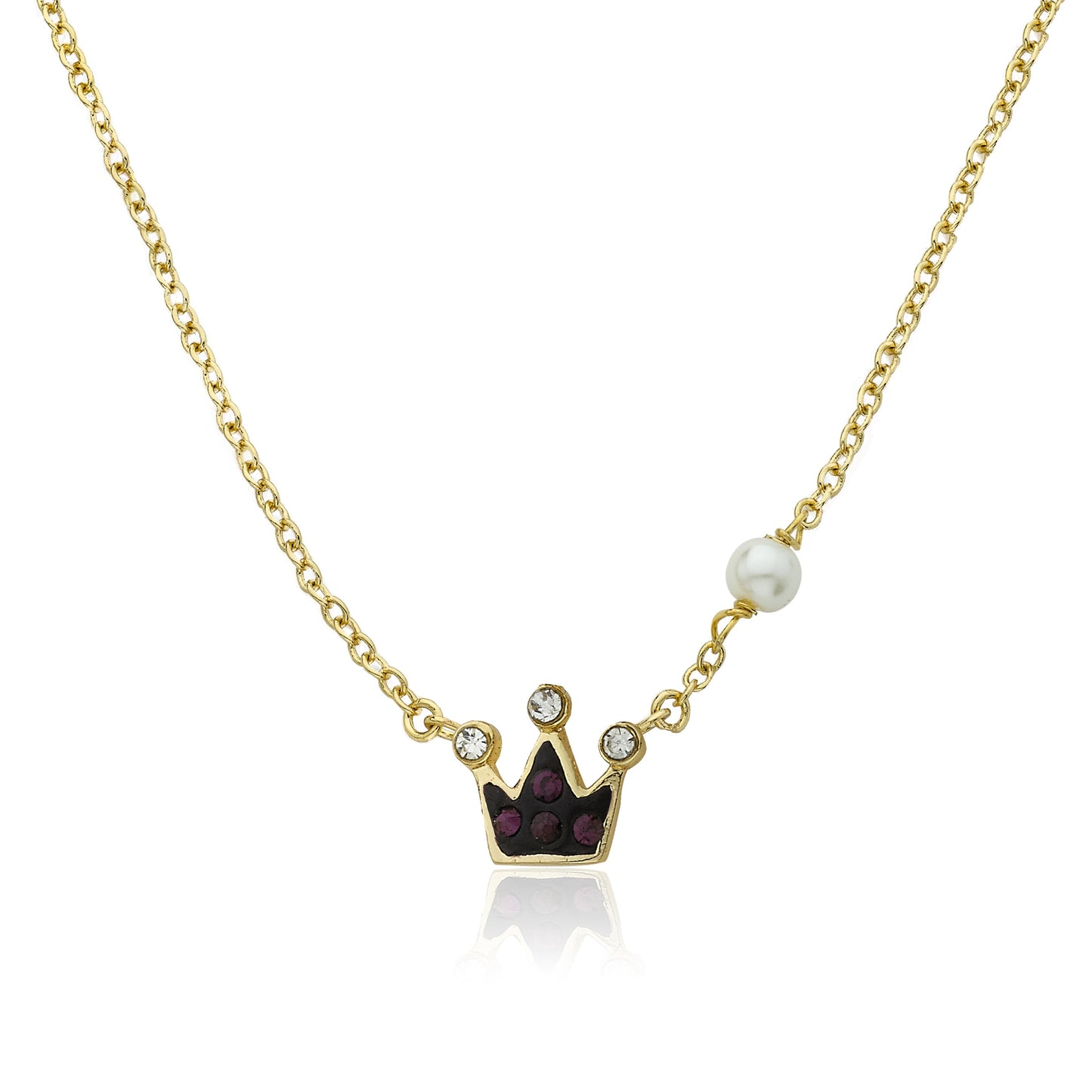Crystal Crown Necklace