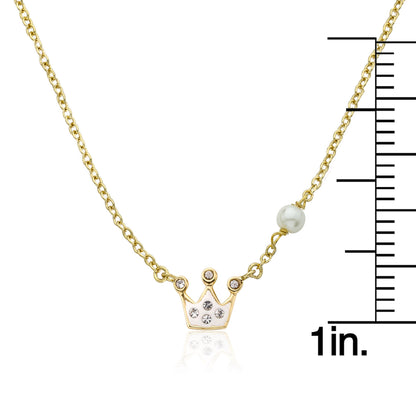 Crystal Crown Necklace