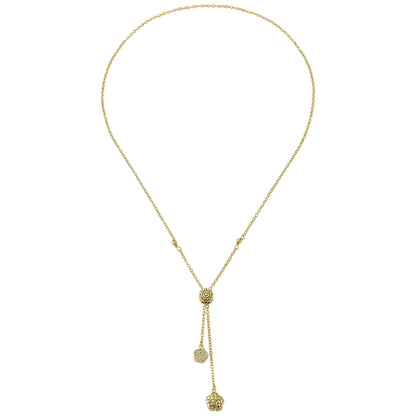 Flower Lariat Necklace