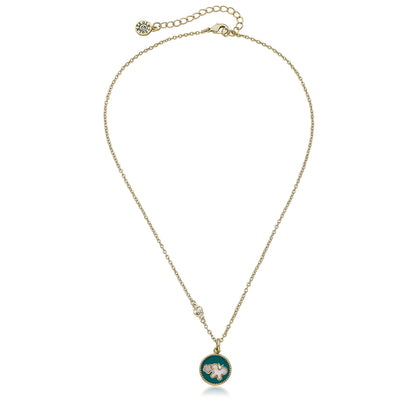 Enamel Butterfly Necklace