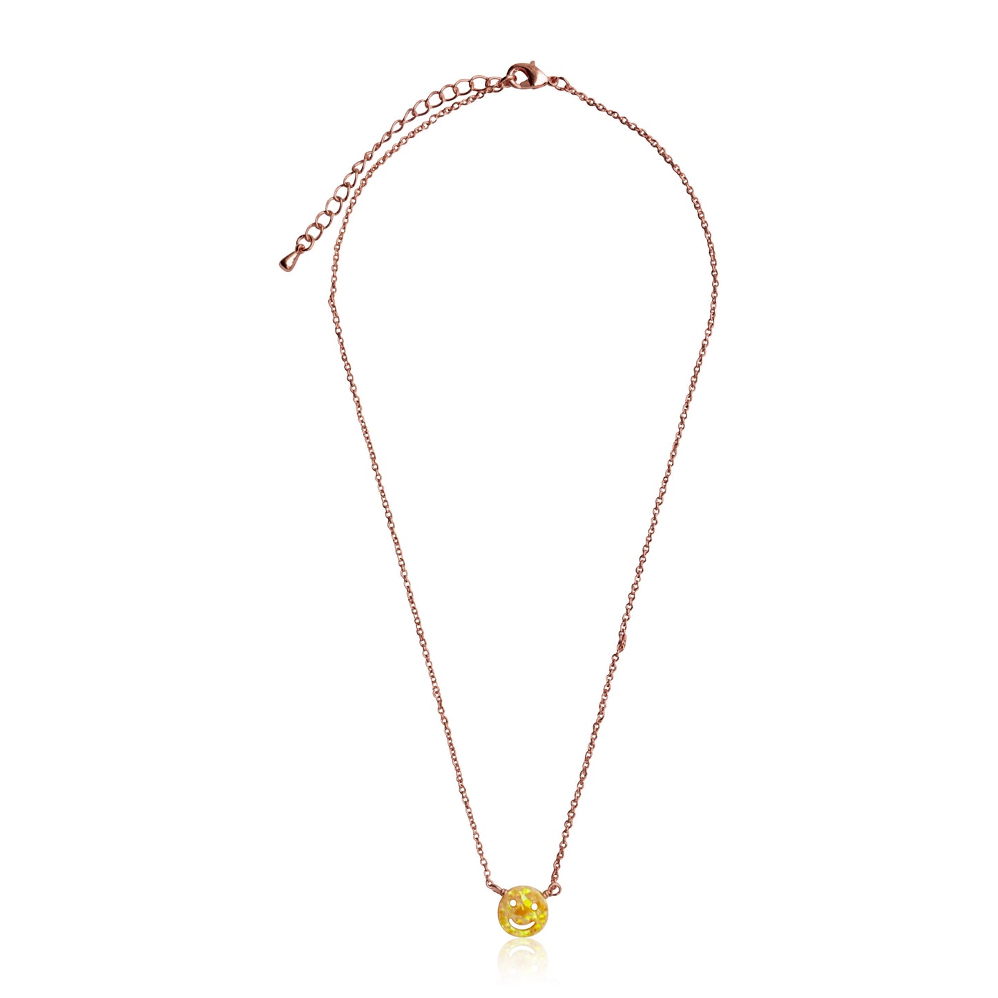 Glitter Girl Opal Smile Necklace