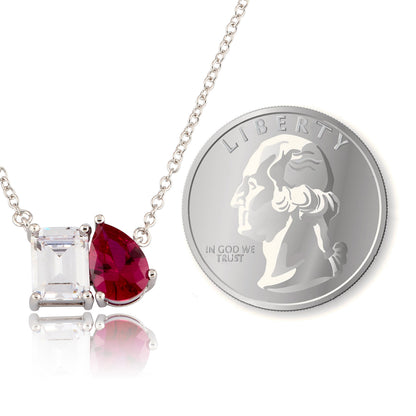 Riccova Classic Me & You Solitaire Necklace