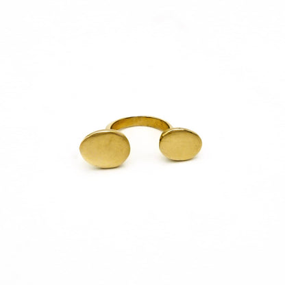 Double Disc Open Ring | Nala
