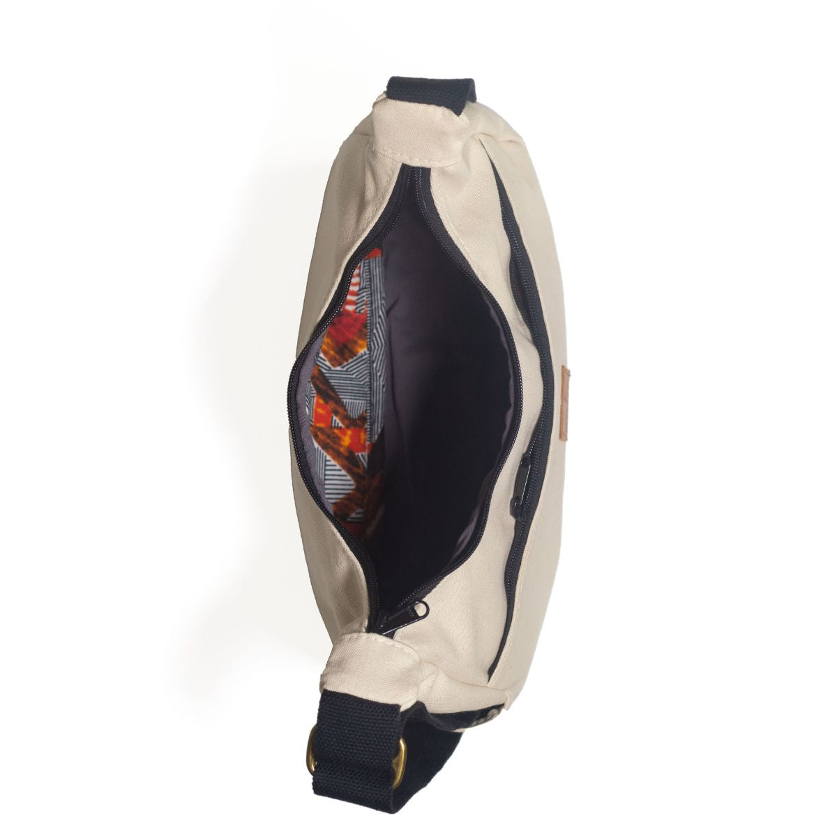 Crossbody Crescent Bag - Canvas Shoulder Bag for Women