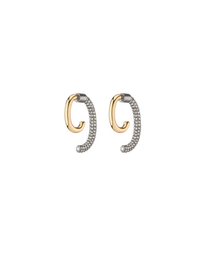 Luna Mini Pave Earrings
