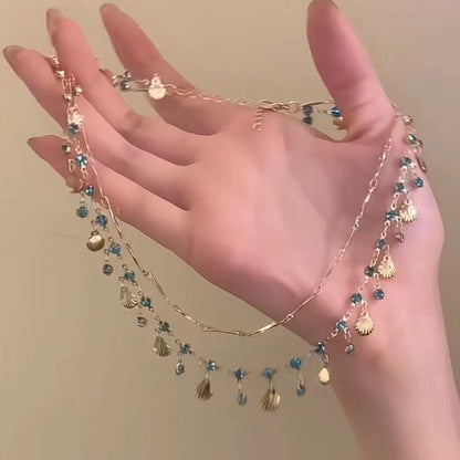 Daughter Blue Love Shell Exquisite Unique Necklaces
