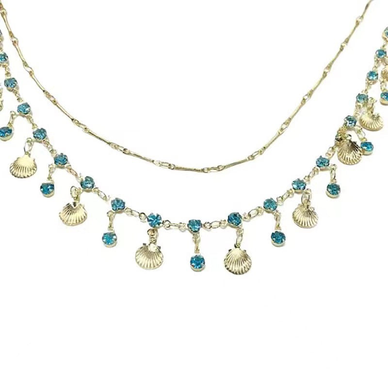 Daughter Blue Love Shell Exquisite Unique Necklaces