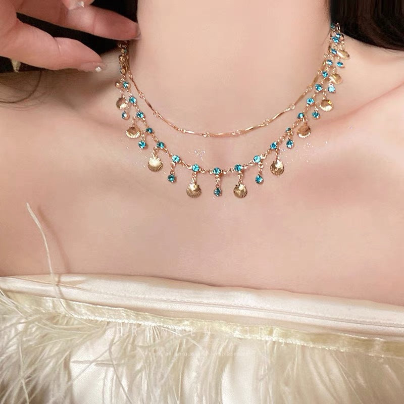 Daughter Blue Love Shell Exquisite Unique Necklaces