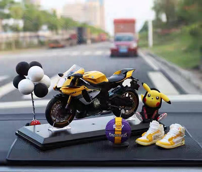 Motorcycle Basketball Expert Decoration Figurine