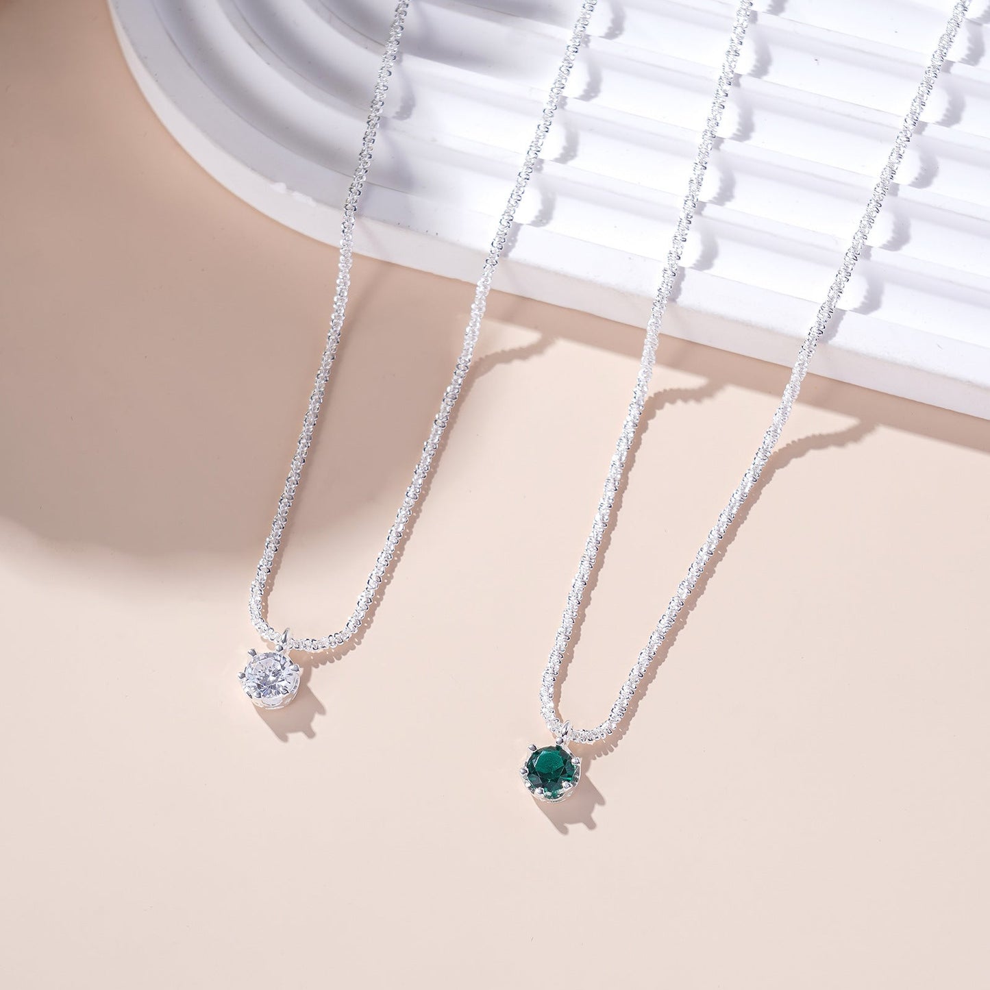 Single Zircon Affordable Luxury Fashion Temperament Necklaces